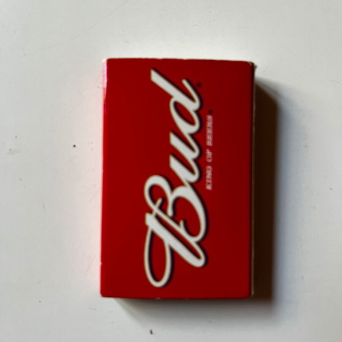 Bud Beer Matchbox used