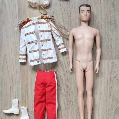 Barbie Ken doll used vintage 1960s with original Drum Major outfit
