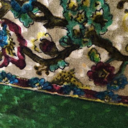 Velvet vintage tablecloth like new 150x205