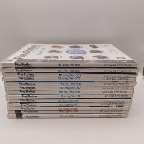 Official PlayStation Magazine PS3 Blu-ray Demo Discs Collection, 13 pcs, like new