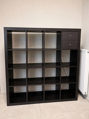 KALLAX drawer unit for black bookshelf
