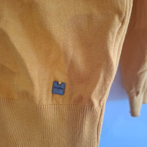 Attrattivo knitted sweater new, mustard color, size M/L