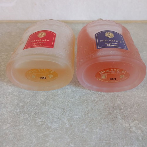 Guerlain Samsara EDP 100ml and Insolence EDT 100ml set like new, discontinued