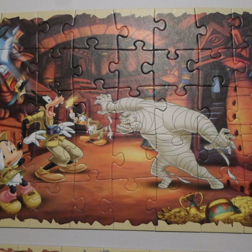 Disney children's puzzles used, pack of 12