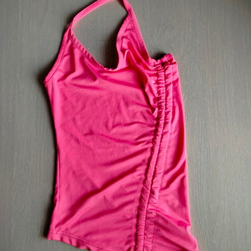 Neon fuchsia off-shoulder blouse like new