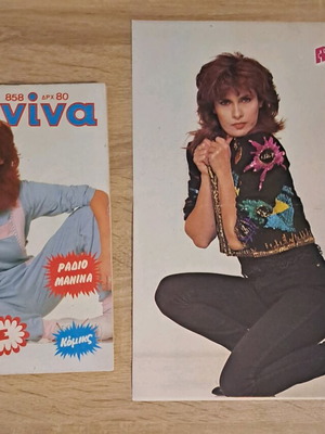 Manina magazine 1988 with Polina tribute and poster new