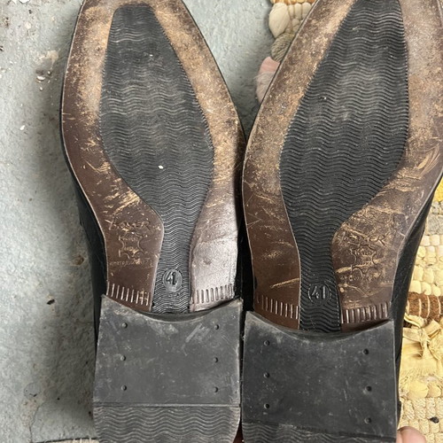Boxer dress shoes used, size 41, black
