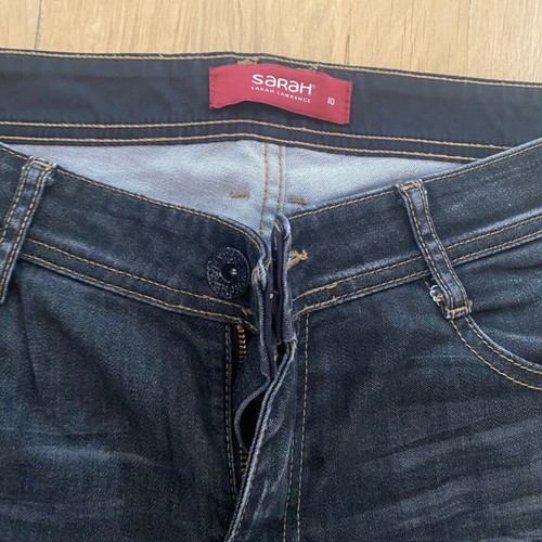 Sarah Lawrence women's black jeans like new, size M 38 10
