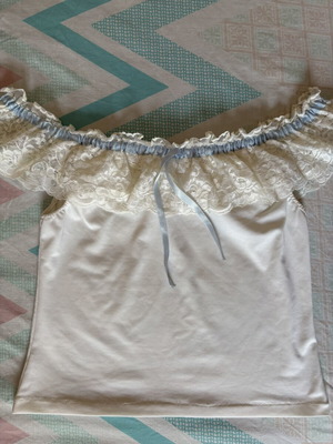 Blouse used, white, sizes S and M
