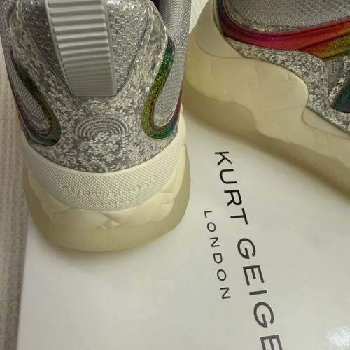 Kurt Geiger London sneakers size 39 new, white multicolor