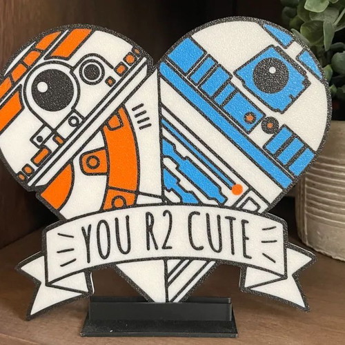 R2D2 Valentine’s desk decor made to order