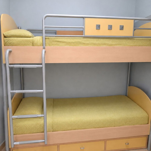 Cilek bunk bed with drawer, mattress included