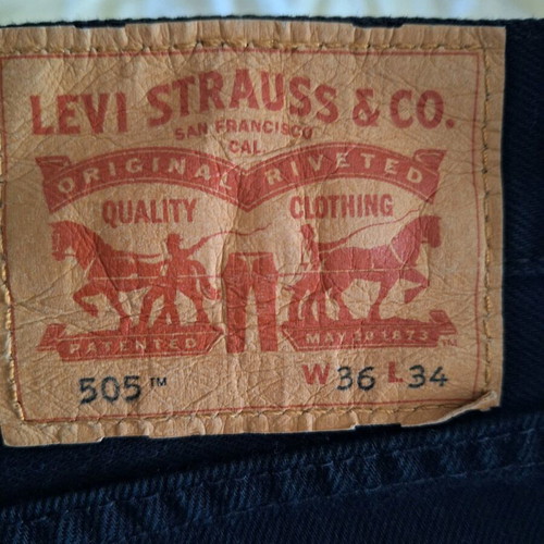 Men's black Levi's denim pants like new