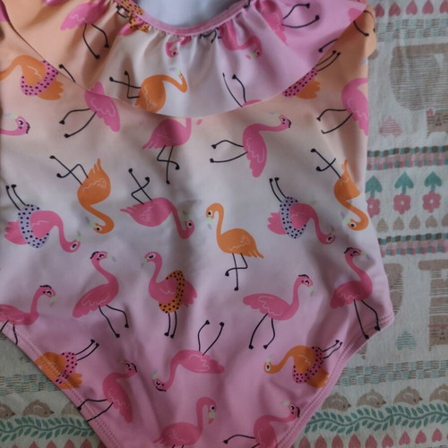 Cool Club swimsuit new with flamingo for girl 7 years 128 cm pink