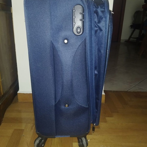 RCM Xplorer Cabin Suitcase Blue New 58x36x24 cm with 4 Wheels