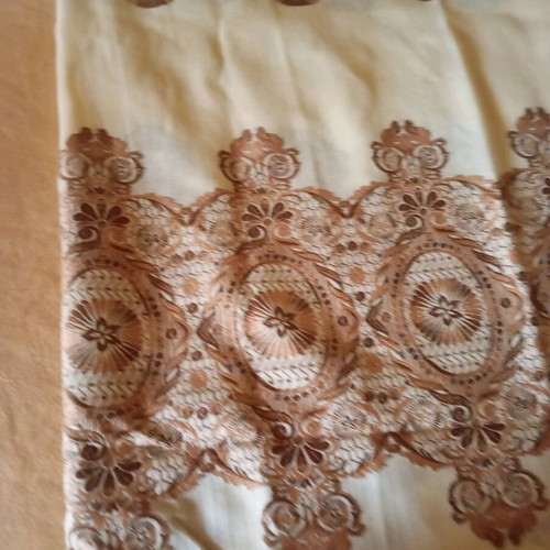 Curtain new, fabric for sewing, length 4.40 m and 2.70 m