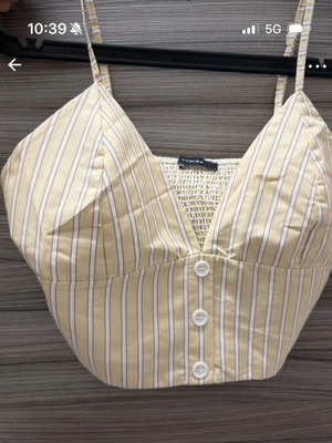 Lumina set like new, top S/M and skirt small, yellow