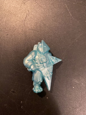 El Greco Panosh Exogini Ninja Mites Triangolo Metallic Turquoise Figure like new