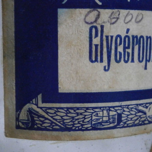 Pharmacy bottle used, vintage, French