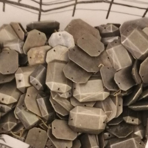 Decorative lead stones pack of 18, new