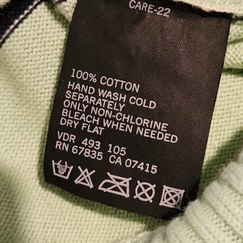Nautica sweater with green and blue stripes, XL