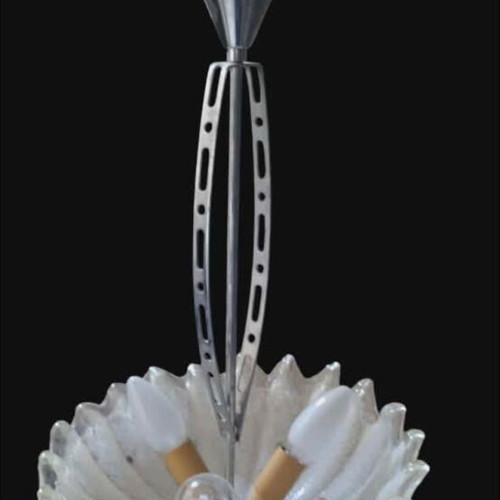 Murano vintage multicolor 3-light ceiling lamp like new