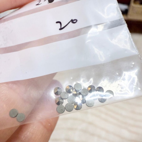 Marcasite stones new, set of 20, 2mm diameter