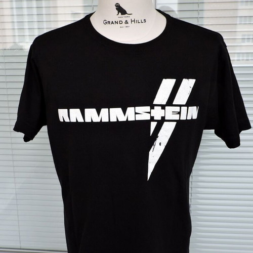 Rammstein Kreuz Vintage T-Shirt size L like new, black and white