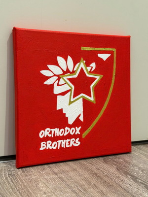 Olympiacos - Red Star Canvas Painting New