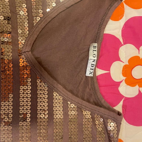 Brown blouse like new, size L / 40 / 12