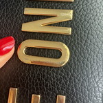 Τσάντα Moschino Love μαύρη χιαστί μεταχειρισμένη