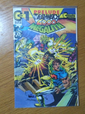 Prelude Deathmatch 2000 Megalith Continuity Comics No. 1 vintage, sealed