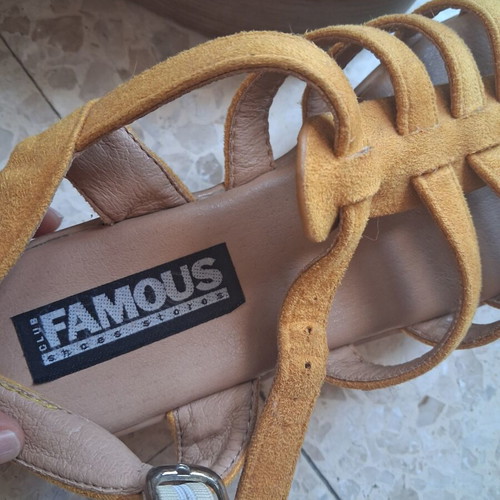 Renda Gladiator Style Sandals Platforms like new, size 38