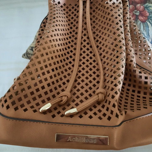 Achilleas Accessories women's backpack bag like new, beige-light brown