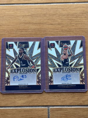 2025-26 Panini Select EuroLeague Explosion Signatures Auto Bundle new