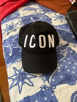 Icon hat used, black, one size
