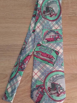 Silk tie like new, multicolored