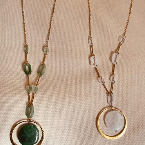 Steel necklace new