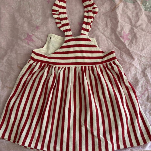 Dpam baby dress striped summer for up to 9 months like new
