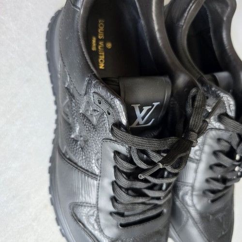Louis Vuitton Epi Leather Sneakers used, size 44, black