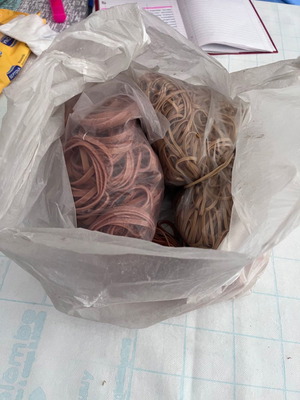Packaging rubber bands new, pack