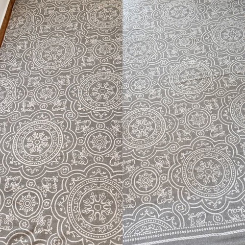 H&M Home Set of Two 100% Cotton Rugs 140x200 Gray White Used