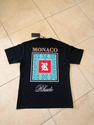 Rhude T Shirt black and red size L new with tags