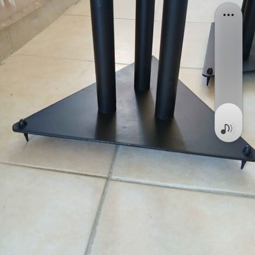 Speaker stands metal, like new, short and stable