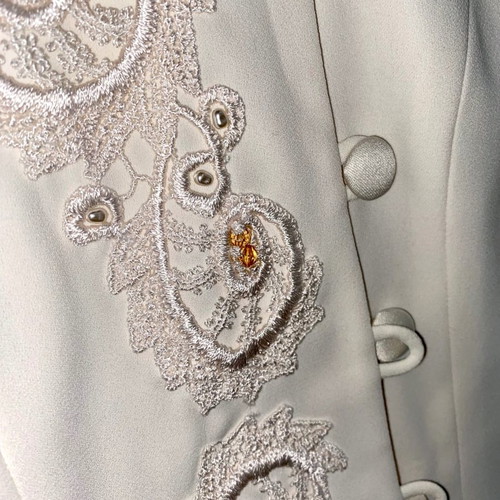 Canda Vintage Haute Couture jacket like new with embroidered design