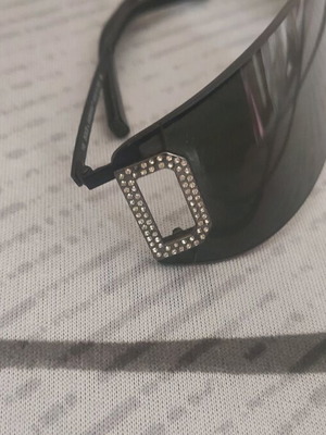 Dolce and Gabbana D&G Swarovski sunglasses used, black