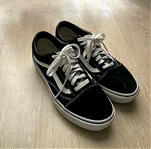 Vans oldschool κλασσικά μαύρα παπούτσια