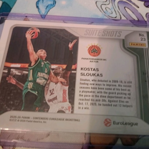 Euroleague Contenders Card Kostas Sloukas 035/125 new
