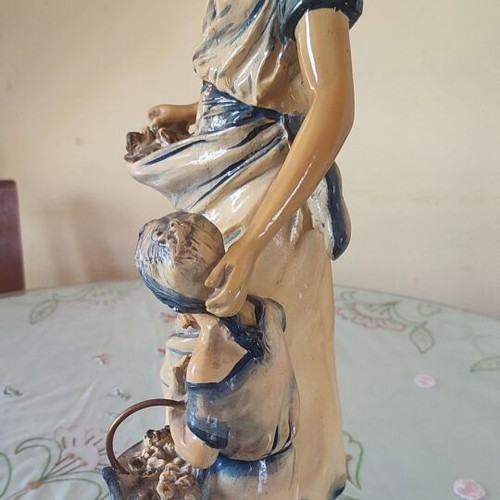 Vintage Italian Capodimonte statue signed F. Merli