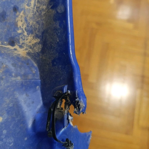 Yamaha WR 250F plastic parts used, blue/white, complete set